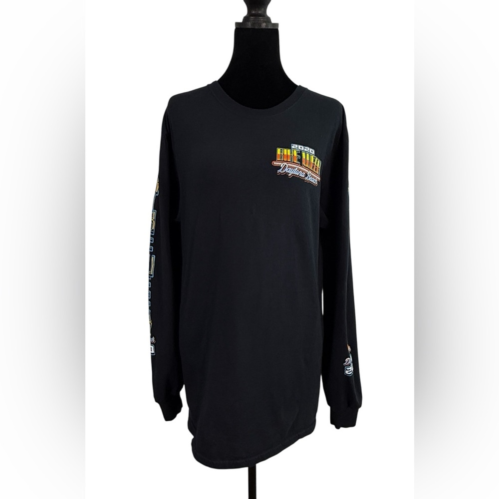 2020 Daytona Beach VINTAGE Style Bike Week 79th Annual LS Tee | size M
